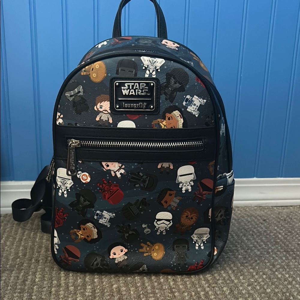 Loungefly Star Wars Character Backpack - Black and Blue